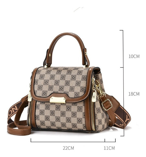 BOLSO ELEGANTE BANDOLERA EN CUERO MUJER